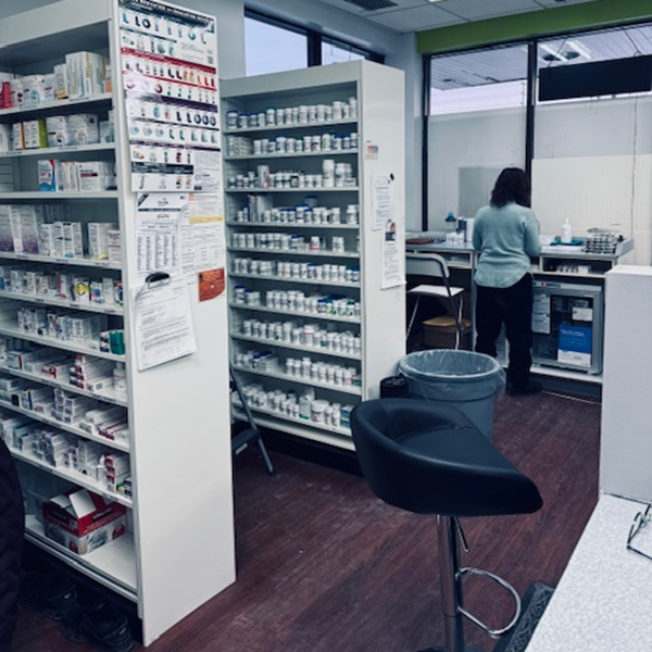 a plus pharmacy inside desk